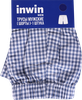 Трусы мужские INWIN шорты, голубой/белый, Арт. ATL-24008/ATL-
24008-U - фото 1