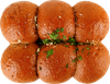 Пампушка ржаная ЛЕНТА FRESH с чесноком и зеленью, 280г - фото 0