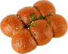 Пампушка ржаная ЛЕНТА FRESH с чесноком и зеленью, 280г - фото 2