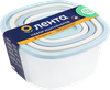 Набор контейнеров ЛЕНТА 0.23л/0.5л/0.9л/1.55л/2.65л, 5шт - фото undefined