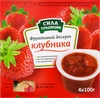 Десерт фруктовый СИЛА ТРАДИЦИИ Клубника, 4х100г - фото undefined