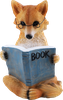 Фигура садовая Лиса с книгой 29,5см, искусственный камень, Арт. KY2008013 - фото 2