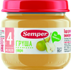 Пюре фруктовое SEMPER Груша, с 4 месяцев, 80г - фото 0