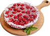 Пирог бисквитный ЛЕНТА FRESH с малиной и кокосом, 700г - фото 0