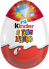 Яйцо шоколадное KINDER Surprise из молочного шоколада с игрушкой, 20г - фото undefined
