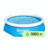 Бассейн надувной BESTWAY Fast Set 1880л 244х61см, Арт. 57448 - фото undefined
