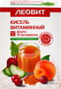 Кисель ЛЕОВИТ Витаминный форте, 10 витаминов, в пакетиках, 5х20г - фото 0