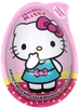 Хрустящие шарики HELLO KITTY с кремом и игрушкой, в капсуле в форме яйца, 15г - фото 0