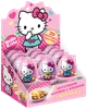 Хрустящие шарики HELLO KITTY с кремом и игрушкой, в капсуле в форме яйца, 15г - фото 1