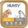 Корм консервированный для взрослых кошек HUNTY паштет с курицей, 100г - фото 0