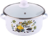 Кастрюля HOMECLUB Enamel, деколь, в ассортименте, 1.9л - фото 1