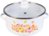Кастрюля HOMECLUB Enamel, деколь, в ассортименте, 2.7л - фото 2