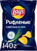 Чипсы картофельные LAY'S Сметана и лук, 140г - фото 0