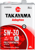 Масло моторное TAKAYAMA синтетическое SAE 5W-30 API SN/СF С3, 4л - фото 1
