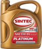 Масло моторное SINTEC Platinum 7000 5W-30 A3/B4 SL/CF, синтетическое, 4л - фото 0