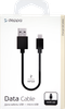 Дата-кабель DEPPA USB – micro USB, 2м, черный - фото 0