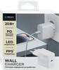 Устройство зарядное сетевое DEPPA USB Type-C, Power Delivery, 20Вт,  белое - фото 2