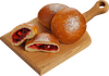 Пирожок ЛЕНТА FRESH Домашний с яблочно-брусничной начинкой, 100г - фото 0