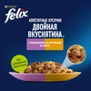 Корм влажный для взрослых кошек FELIX Двойная вкуснятина Ягненок и курица в желе, 75г - фото undefined