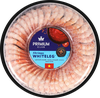 Креветки варено-мороженые COCKTAIL SHRIMP с соусом, очищенные с 
хвостиком 51/60, 453г - фото 1