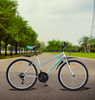 Велосипед Life 26" 18 скоростей, серо-бирюзовый, Арт. LFE26ST-UW - фото undefined