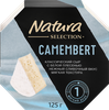 Сыр NATURA SELECTION Камамбер с белой плесенью 50%, без змж, 125г - фото 0