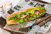 Брускетта ЛЕНТА FRESH с сочным куриным филе и горчичным соусом, 250г - фото 3