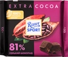 Шоколад горький RITTER SPORT 81% какао, 100г - фото 0