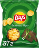 Чипсы картофельные LAY'S со вкусом молодого зеленого лука, 37г - фото 0