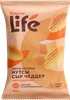 Чипсы нутовые ЛЕНТА LIFE Сыр Чеддер, 50г - фото 0