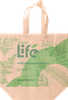Сумка хозяйственная ЛЕНТА LIFE 45x45x20см бежевая, спанбонд, Арт. 45-20ЛLБ - фото 0