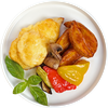 Филе куриное ЛЕНТА FRESH запеченное с томатами и картофелем айдахо, 280г - фото 1