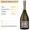 Вино игристое CHATEAU TAMAGNE Блан 308 Российское Кубань Таманский полуостров белое полусладкое, 0.75л - фото 2