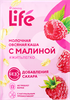 Каша овсяная ЛЕНТА LIFE Молочная с малиной, 40г - фото 0