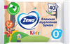 Бумага туалетная влажная детская ZEWA Kids без аромата, 40шт - фото undefined