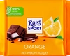 Шоколад темный RITTER SPORT с помадной начинкой, 100г - фото 0