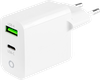 Устройство зарядное сетевое DEPPA USB-C+USB A, PD 3.0, QC 3.0, 20W, белый, Арт. 11398 - фото 3