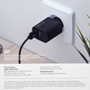 Устройство зарядное сетевое AXXA 2 USB 2.4А, черный, Арт. 2402 - фото undefined