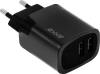 Устройство зарядное сетевое AXXA 2 USB 2.4А, черный, Арт. 2402 - фото undefined