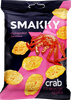 Сухарики пшеничные SMAKKY Краб, багетные, 50г - фото 0