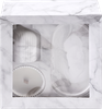 Набор для декора HOMECLUB Spa, ваза и свеча на подставке, гипс, парафин, Арт. WP23063004 - фото 3