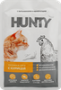 Корм консервированный для кошек HUNTY сочные кусочки в соусе с курицей, 85г - фото 0