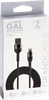 Кабель GAL CU-2023 USB A - 8pin 2,1A 2м, текстиль - фото 2