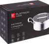 Кастрюля PLATINUM CHOICE с крышкой, нержавеющая сталь, 2л, Арт. AD-KP2 - фото 2