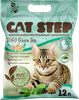 Наполнитель растительный для кошачьего туалета CAT STEP Tofu Green Tea комкующийся, 12л - фото 0