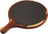 Доска HOPPS 38х28х2см, круглая, акация, Арт. OX-LP1 - фото undefined