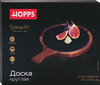 Доска HOPPS 38х28х2см, круглая, акация, Арт. OX-LP1 - фото undefined