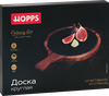 Доска HOPPS 38х28х2см, круглая, акация, Арт. OX-LP1 - фото undefined