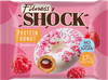 Донат FITNESSHOCK с малиновой начинкой, глазированный, 70г - фото 0