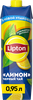Напиток LIPTON Черный чай со вкусом лимона негазированный, 0.95л - фото 0